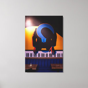 Fantastisk Piano Canvastryck