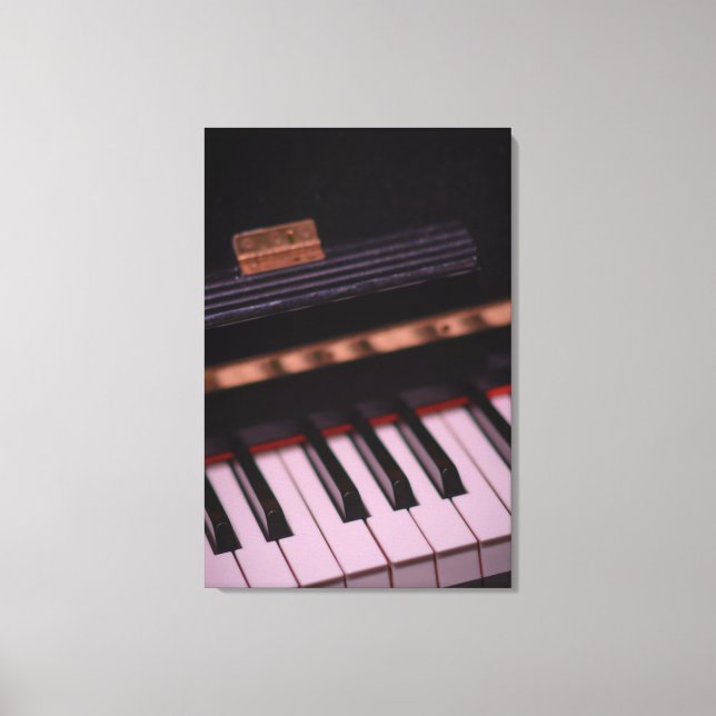 Fantastisk Piano Design Canvastryck (Framsida)