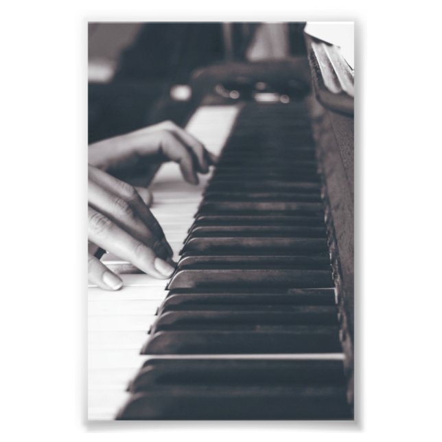 Fantastisk Piano Design Fototryck (Framsidan)