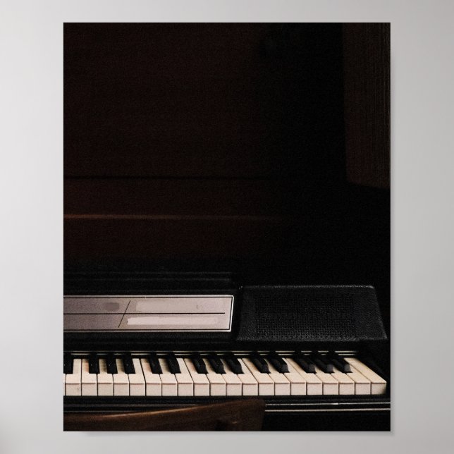 Fantastisk Piano Design Poster (Framsidan)