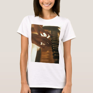 Fantastisk Piano Design T Shirt