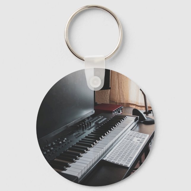 Fantastisk Piano Nyckelring (Framsida)