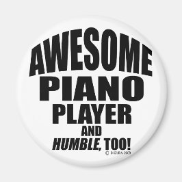 Fantastisk Piano Player Magnet