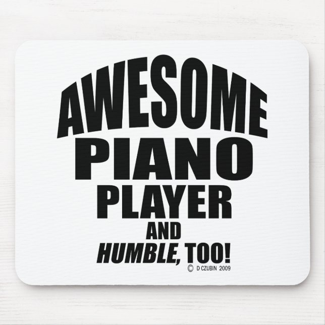 Fantastisk Piano Player Musmatta (Framsidan)