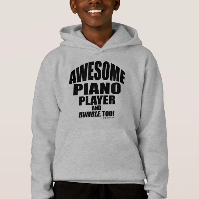 Fantastisk Piano Player Tee Shirt (Framsida)