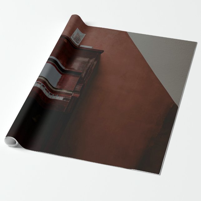 Fantastisk Piano Presentpapper (Utrullad)