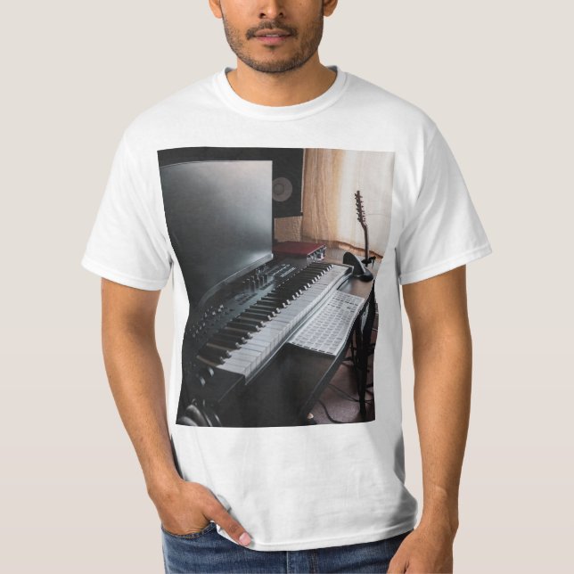 Fantastisk Piano T Shirt (Framsida)