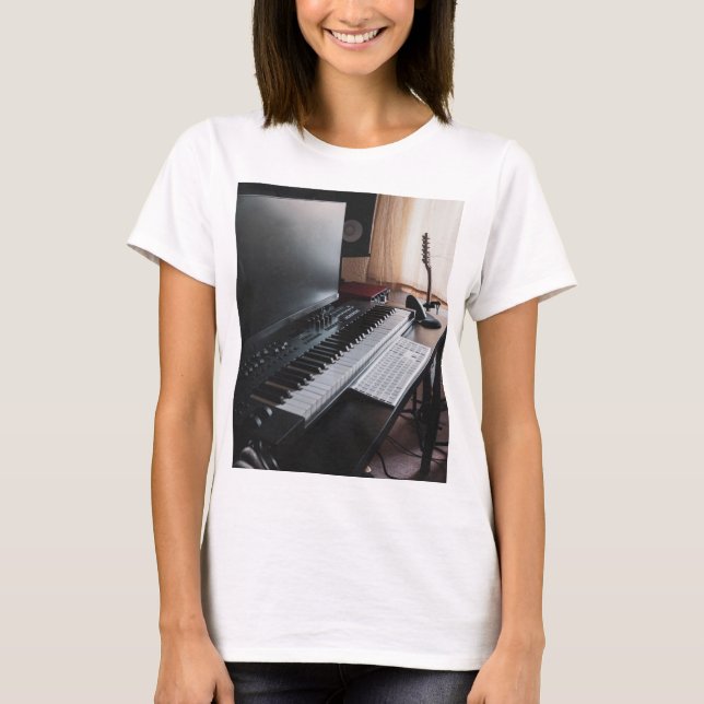 Fantastisk Piano T Shirt (Framsida)