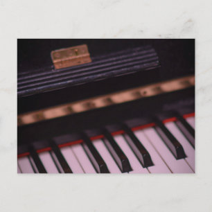 Fantastisk pianodesign vykort
