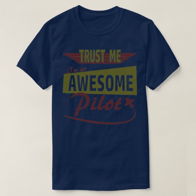 Fantastisk Pilot T Shirt (Design framsida)