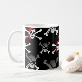 Fantastisk Pirat Skull Kaffemugg