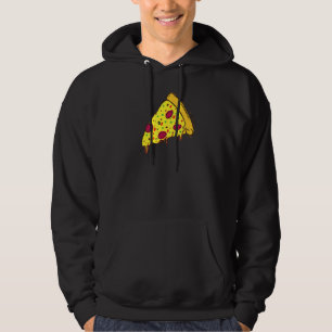 Fantastisk Pizzabit För Snabbmat Hoodie