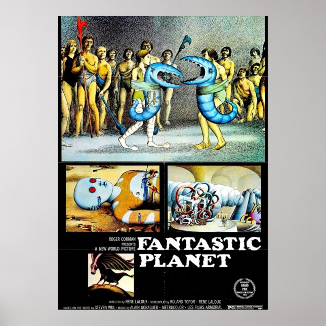 Fantastisk planet poster (Framsidan)
