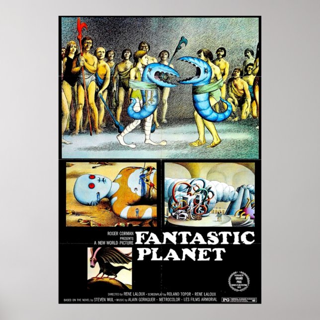 Fantastisk planet poster (Framsidan)