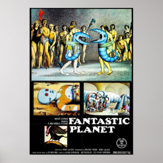 Fantastisk planet poster
