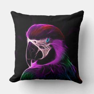 Fantastisk Plum Glow Parrot Kudde