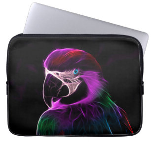 Fantastisk Plum Glow Parrot Laptop Fodral
