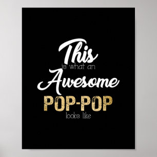 fantastisk pop-pop speciell farfar poster