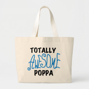 Fantastisk Poppa Tshirts och presenter Jumbo Tygkasse
