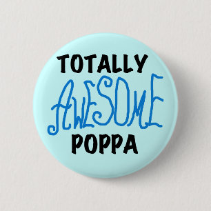 Fantastisk Poppa Tshirts och presenter Knapp