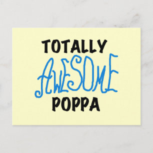 Fantastisk Poppa Tshirts och presenter Vykort