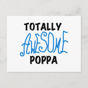Fantastisk Poppa Tshirts och presenter Vykort