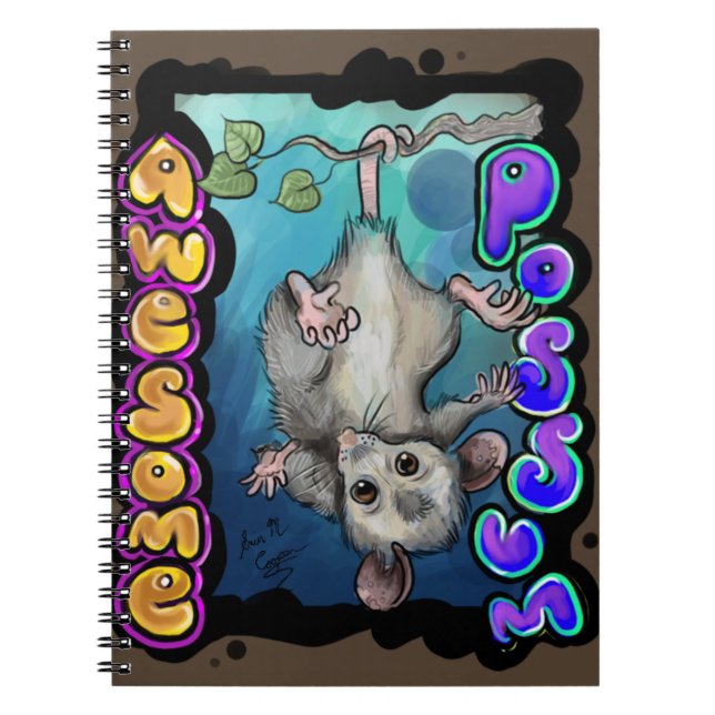 Fantastisk Possum Anteckningsbok (Framsidan)