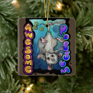 Fantastisk Possum! Julgransprydnad Keramik