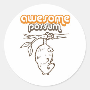 FANTASTISK POSSUM RUNT KLISTERMÄRKE