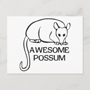 Fantastisk Possum Vykort