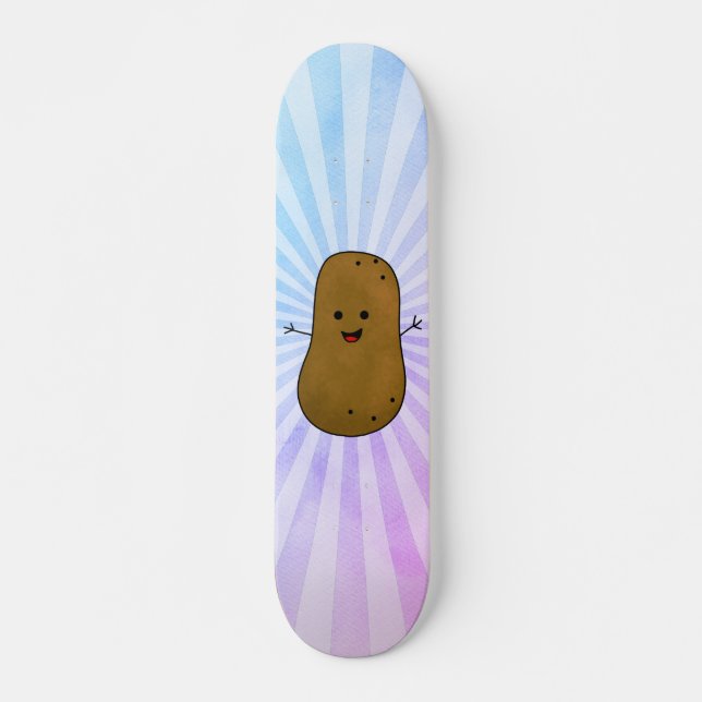 Fantastisk potatis mini skateboard bräda 18,5 cm (Framsida)