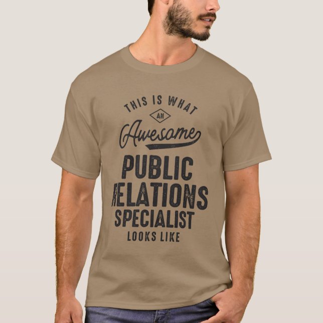 Fantastisk PR-specialistjobb vintage T Shirt (Framsida)