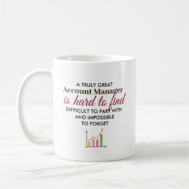 Fantastisk present till Account Manager med person Kaffemugg