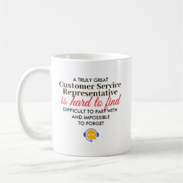 Fantastisk present till kundtjänstrepresentant med kaffemugg