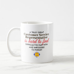 Fantastisk present till kundtjänstrepresentant med kaffemugg