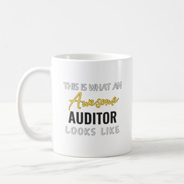 Fantastisk present till revisor kaffemugg (Vänster)