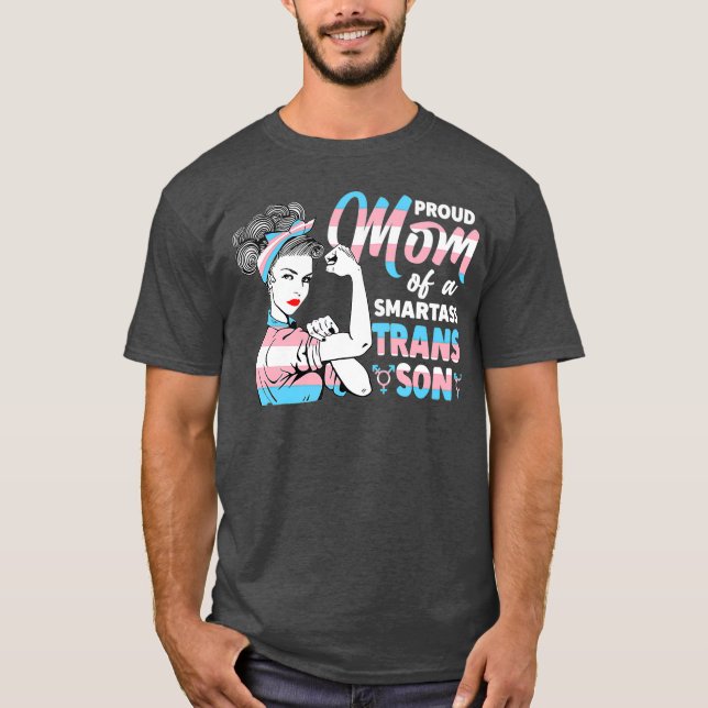 Fantastisk Proud Obrytbart Trans Mamma-Pride HBT T Shirt (Framsida)