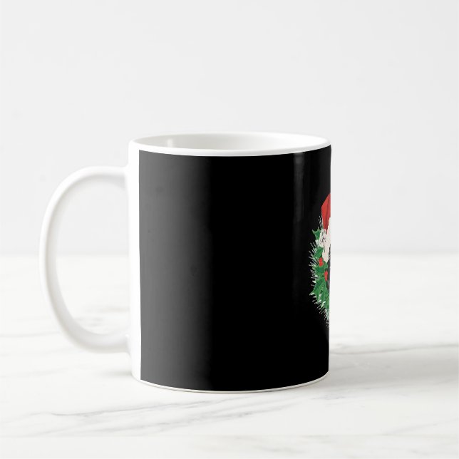 Fantastisk Pug-julsjöfart Kaffemugg (Vänster)