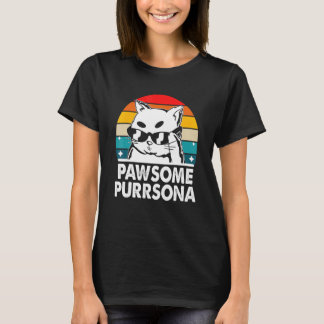 Fantastisk Purrsona Katt Puns Flickvän Kattunge F T Shirt