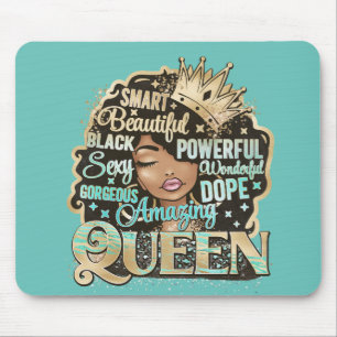 Fantastisk Queen Melanin Woman Sista Bling Drift Musmatta