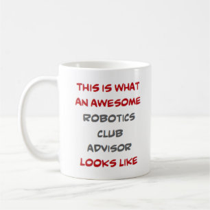 fantastisk råd för klubb av robotar kaffemugg