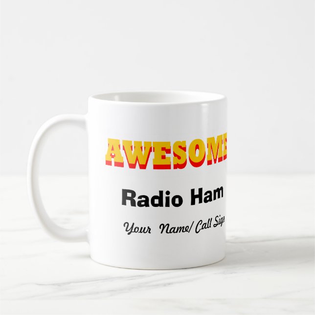 Fantastisk Radio Ham Kaffemugg (Vänster)