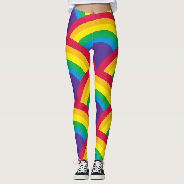 Fantastisk Rainbow Leggings (Framsida)