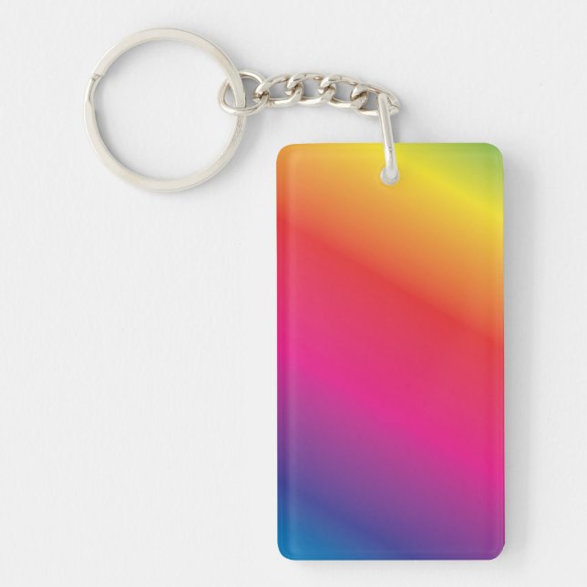 Fantastisk Rainbow Sptrum Best LGBTQ Keychain Nyckelring (Framsidan)