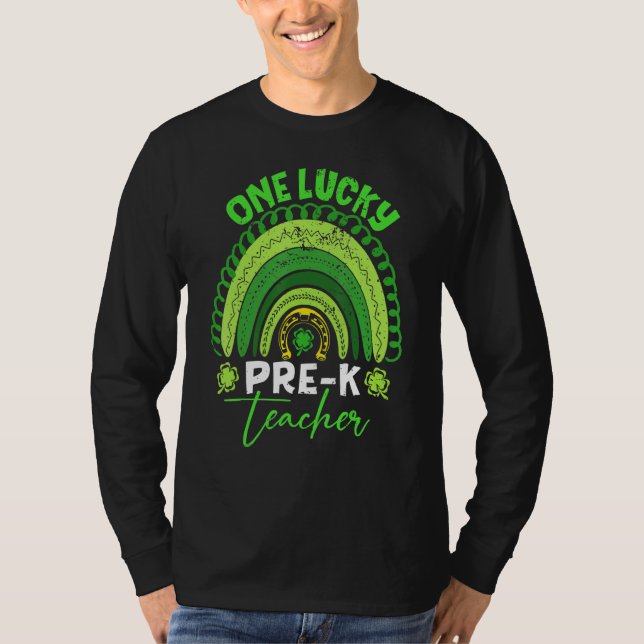 Fantastisk Rainbow St Patricku2019s Day Kärlek Pre T Shirt (Framsida)