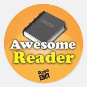 Fantastisk Reader (uppsättning 20) Runt Klistermärke