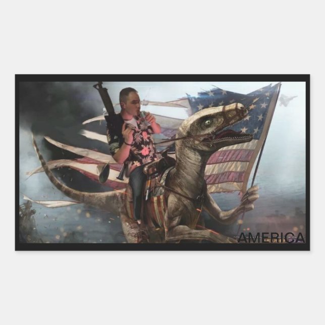 FANTASTISK REKTANGULÄRT KLISTERMÄRKE (Framsida)