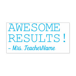 "FANTASTISK RESULTAT!" Tutor Feedback Rubber Frimä Självfärgande Stämpel