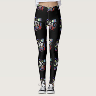 Fantastisk Retro 80s Throwback Leggings