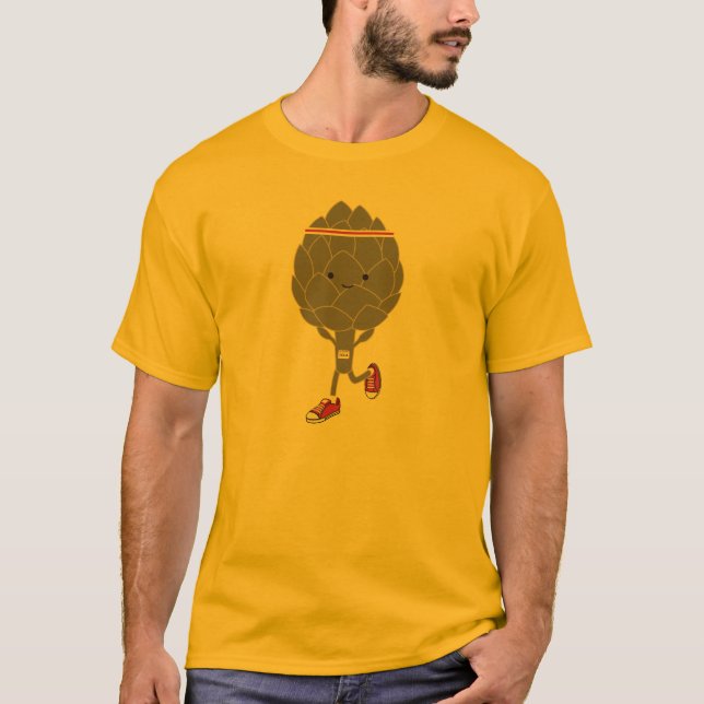 Fantastisk Retro Kawaii Artichoke Springer Tee (Framsida)